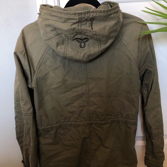 ✨TNA✨XXS Khaki Green Military Jacket - Picture 3 of 9